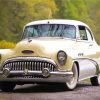 White 1953 Buick Diamond Paintings