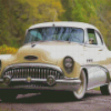 White 1953 Buick Diamond Paintings