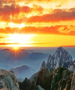 Yellow Mountain Huangshan China Diamond Paintings