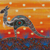 Aboriginal Australian Kangaroo Diamond Paintings