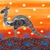 Aboriginal Australian Kangaroo Diamond Paintings