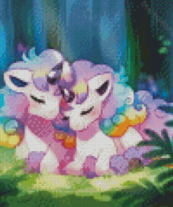 Aesthetic Galar Ponyta Diamond Paintings