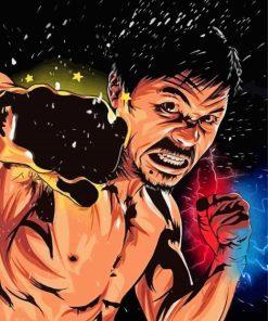 Aesthetic Manny Pacquiao Diamond Paintings