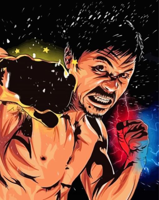 Aesthetic Manny Pacquiao Diamond Paintings