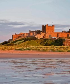 Bamburgh Castle Seahouses Diamond Paintings