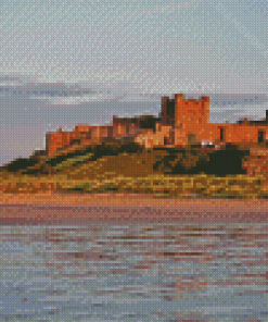 Bamburgh Castle Seahouses Diamond Paintings