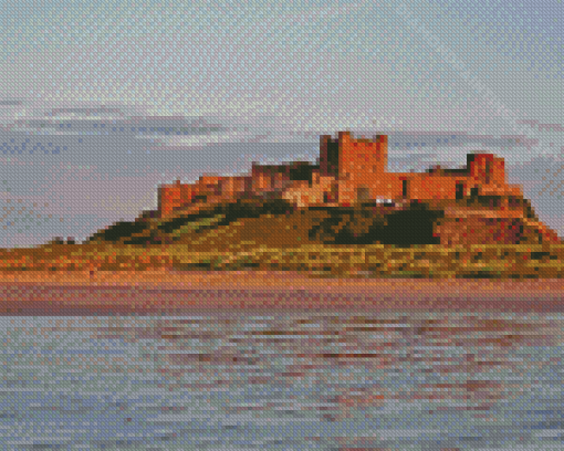 Bamburgh Castle Seahouses Diamond Paintings