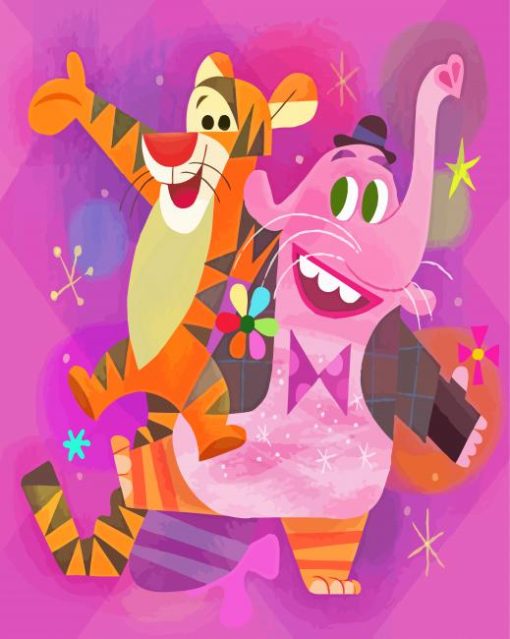 Bing Bong And Tigger Diamond Paintings