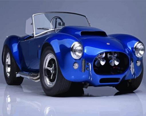 Blue Cobra Shelby Diamond Paintings