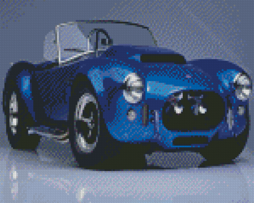 Blue Cobra Shelby Diamond Paintings