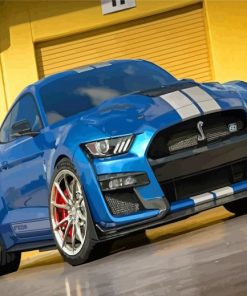 Blue Shelby Mustang Diamond Paintings