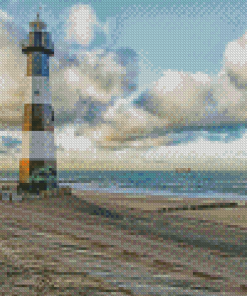 Breskens Netherlands Lighthouse Diamond Paintings