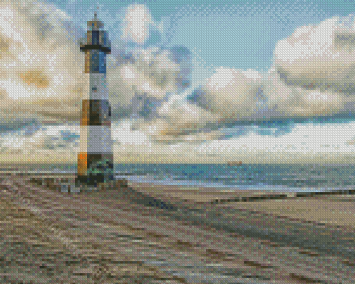 Breskens Netherlands Lighthouse Diamond Paintings