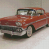 Brown 1958 Chevy Impala Diamond Paintings