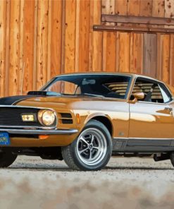 Brown Mustang Mach 1 Diamond Paintings