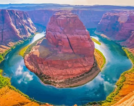 Canyon National Park Horseshoe Bend Diamond Paintings