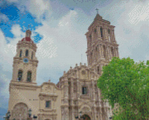 Cathedral Of Saltillo Mexico Diamond Paintings