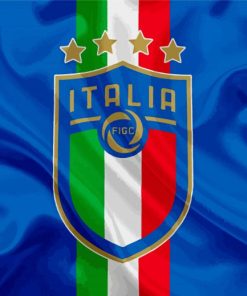 Cool Italy National Football Team Logo Diamond Paintings