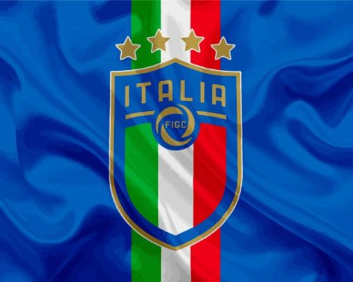 Cool Italy National Football Team Logo Diamond Paintings