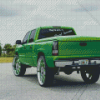 Cool Green Chevy Diamond Paintings