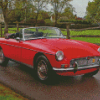 Cool Red Mg Roadster Diamond Paintings