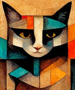 Cubist Cat Diamond Paintings