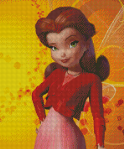 Cute Rosetta Tinker Bell Pixie Hollow Diamond Paintings