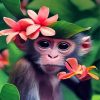 Cute Monkey Diamond Paintings