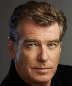 Handsome Pierce Brosnan Diamond Paintings