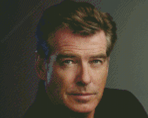 Handsome Pierce Brosnan Diamond Paintings