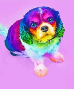 Little Colorful Puppy Diamond Paintings