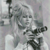 Monochrome Brigitte Bardot Diamond Paintings