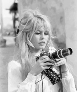 Monochrome Brigitte Bardot Diamond Paintings