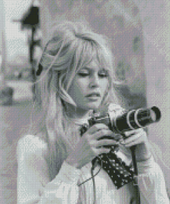 Monochrome Brigitte Bardot Diamond Paintings