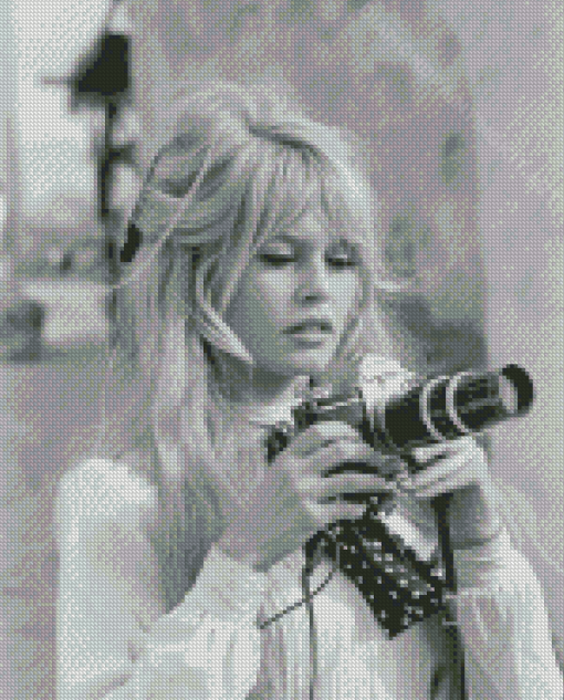 Monochrome Brigitte Bardot Diamond Paintings