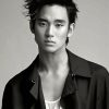 Monochrome Kim Soo Hyun Diamond Paintings