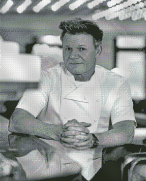 Monochrome Gordon Ramsay Diamond Paintings