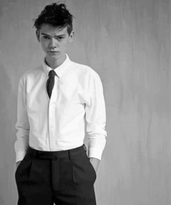 Monochrome Thomas Brodie Sangster Diamond Paintings