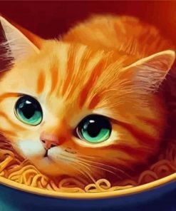 Noodle Cat Diamond Paintings