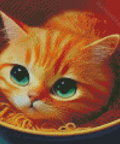 Noodle Cat Diamond Paintings