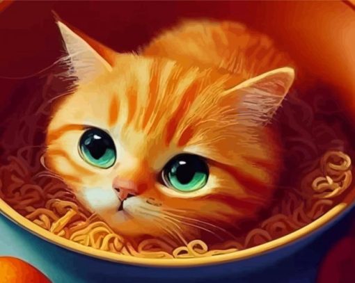 Noodle Cat Diamond Paintings