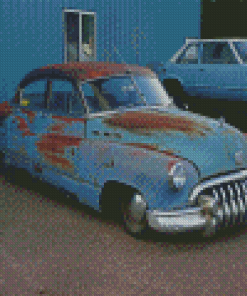 Old Buick 1950 Hot Rod Diamond Paintings