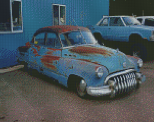 Old Buick 1950 Hot Rod Diamond Paintings