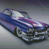 Purple Low Rider Car Diamond Paintings