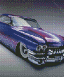 Purple Low Rider Car Diamond Paintings