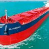 Red Bulk Carrier Diamond Paintings