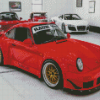 Red Rauh Welt Car Diamond Paintings