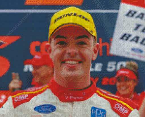 Scott Mclaughlin Smiling Diamond Paintings