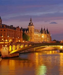 Seine River In Paris France Diamond Paintings