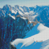 Snowy French Alps Diamond Paintings